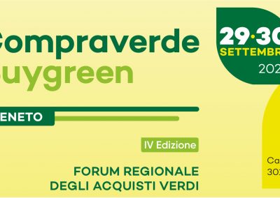 Compraverde Veneto, in arrivo a Venezia il forum regionale degli acquisti verdi